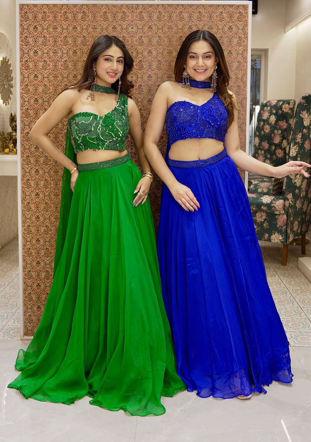 Royal Blue Lehenga Choli