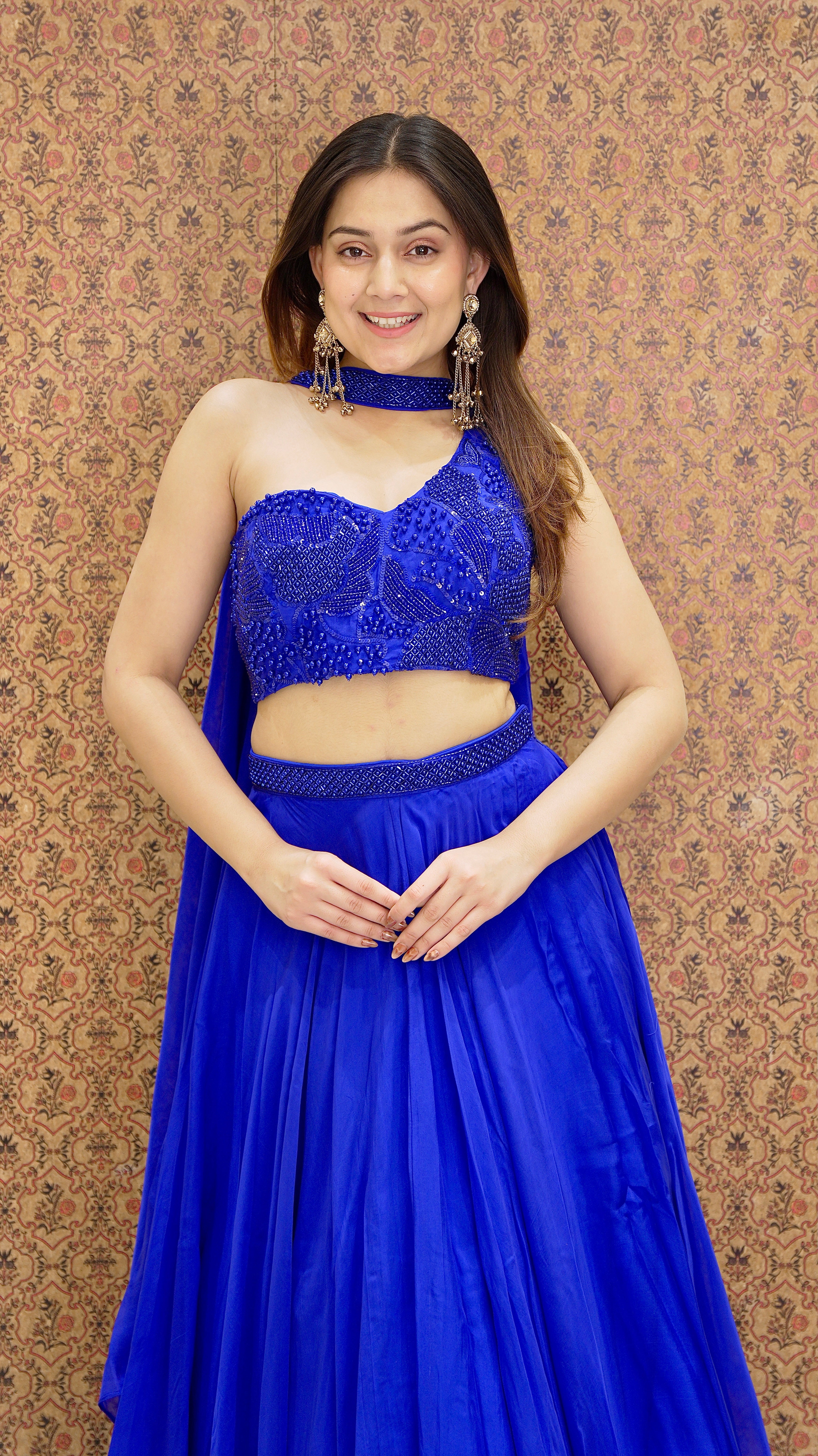 Royal Blue Lehenga Choli