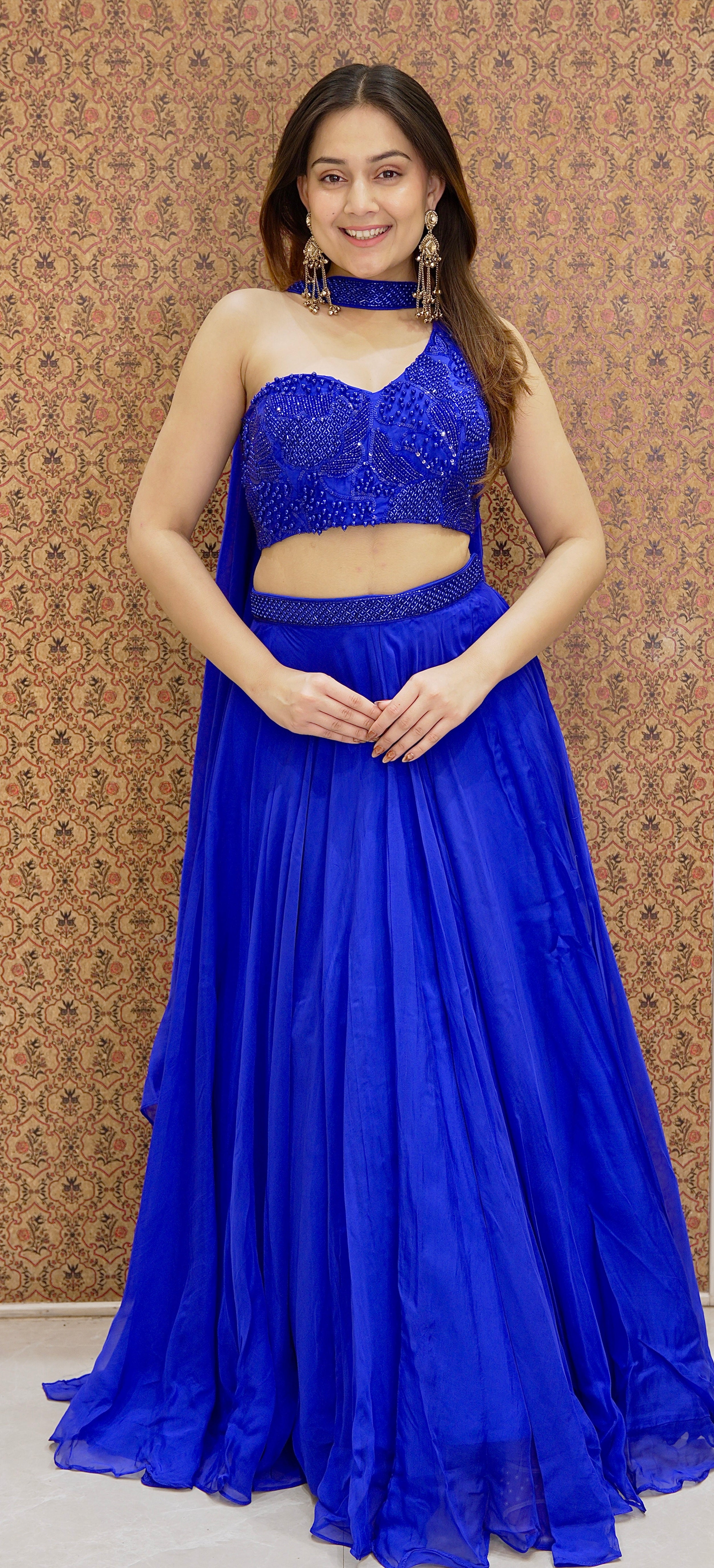 Royal Blue Lehenga Choli