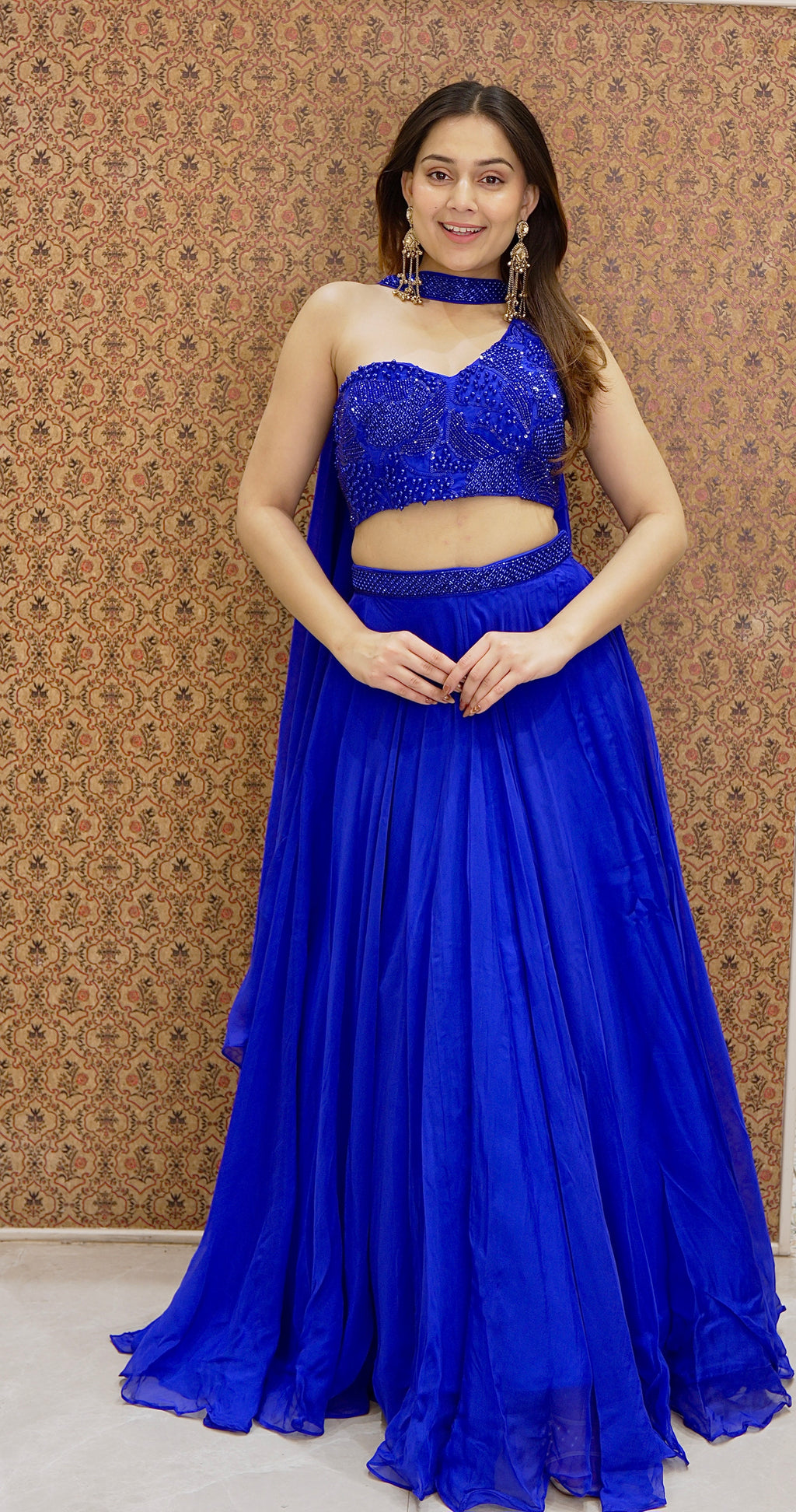 Royal Blue Lehenga Choli
