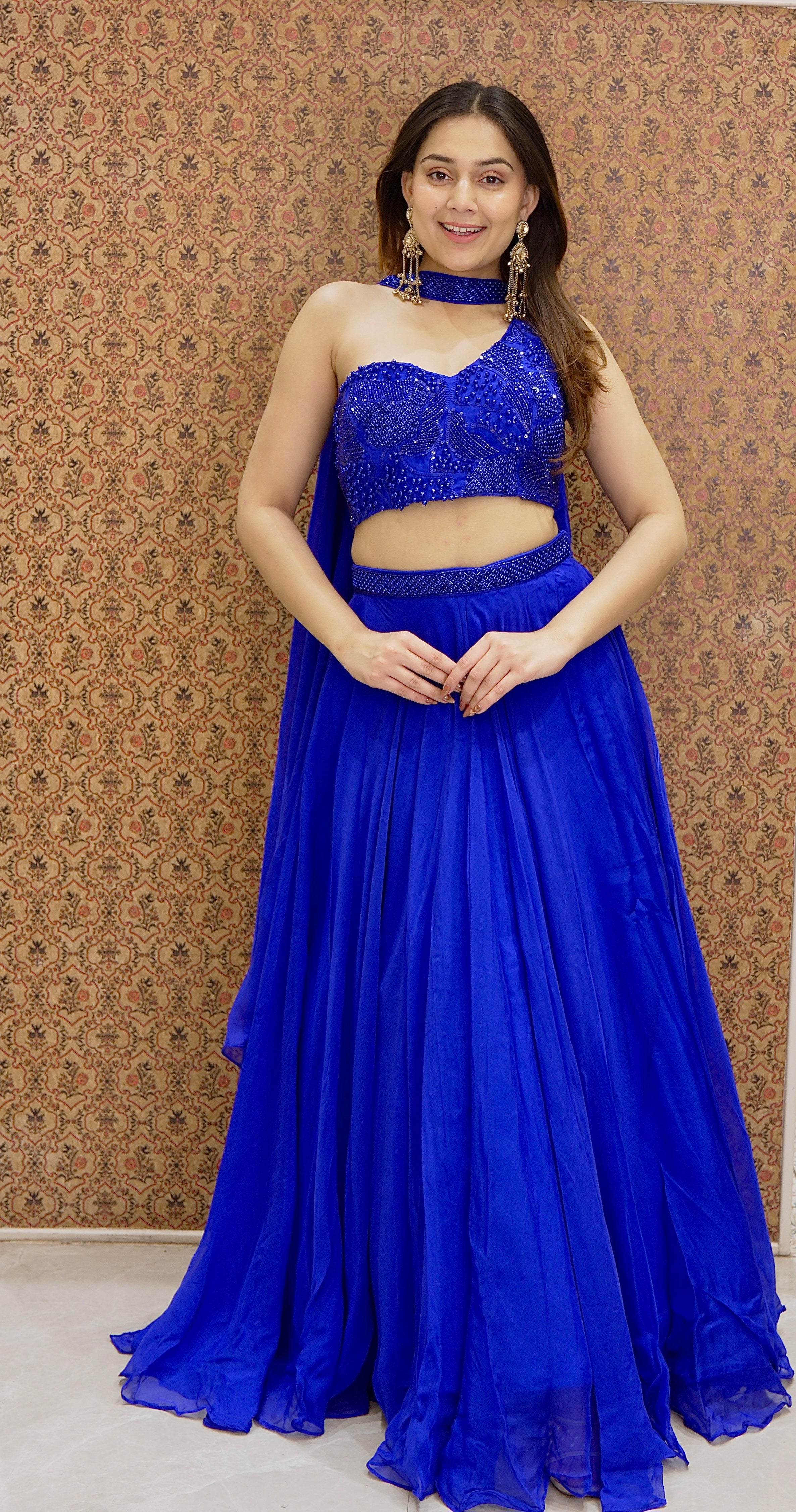 Royal Blue Lehenga Choli