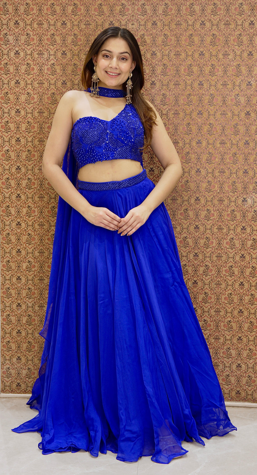 Royal Blue Lehenga Choli