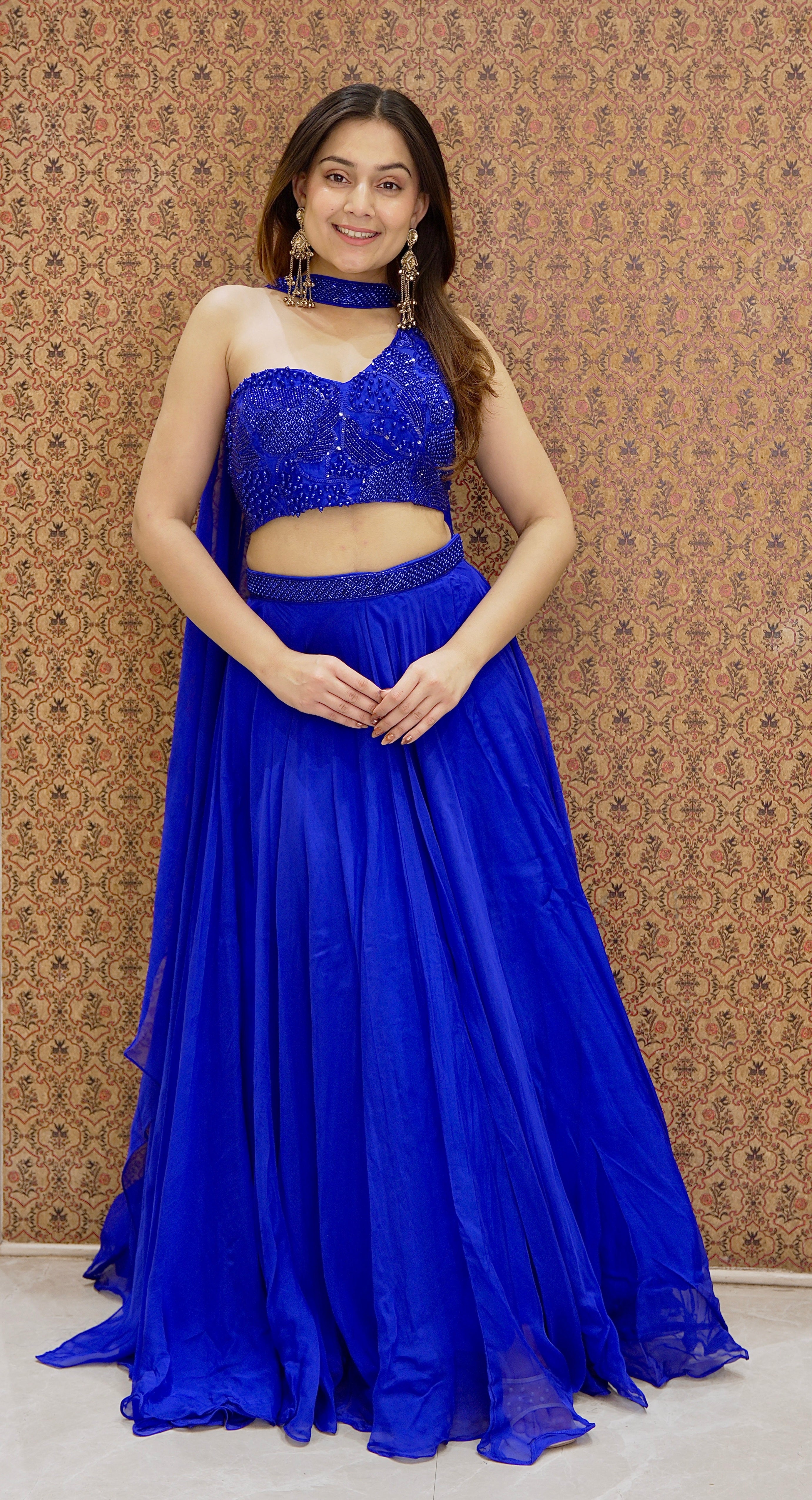 Royal Blue Lehenga Choli