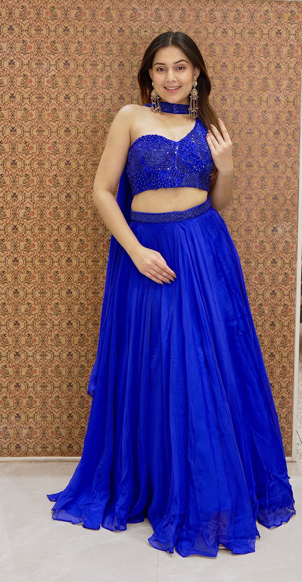 Royal Blue Lehenga Choli