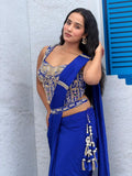 Sapphire Grace Drape Saree